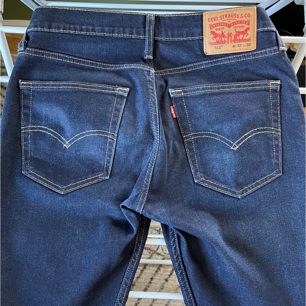 Levi’s 512 slim taper dark wash